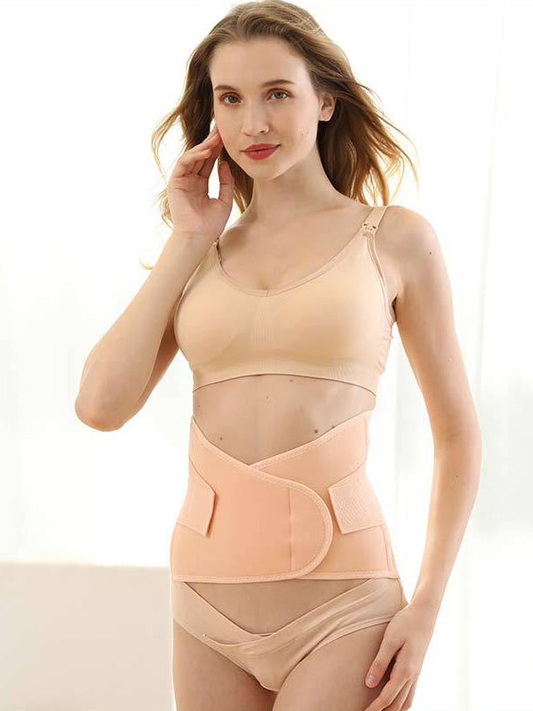 Flexvibe Enhanced 3-in-1 Postpartum Belly Binder - Tummy Control Supportive Recovery Wear