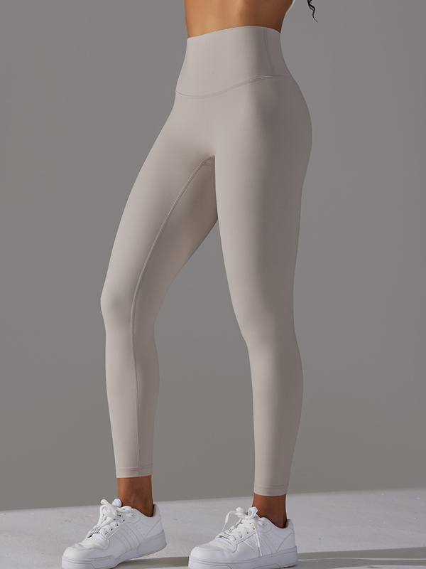 Flexvibe High Waisted Barely There Yoga Capris - Double-Sided Brushed Tummy Control Breathable
