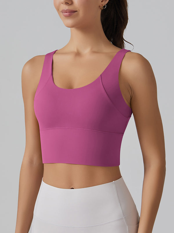 Flexvibe V Back Beauty Sports Bra Cloud Feel Breathable Sweat-Wicking