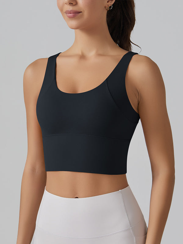 Flexvibe V Back Beauty Sports Bra Cloud Feel Breathable Sweat-Wicking