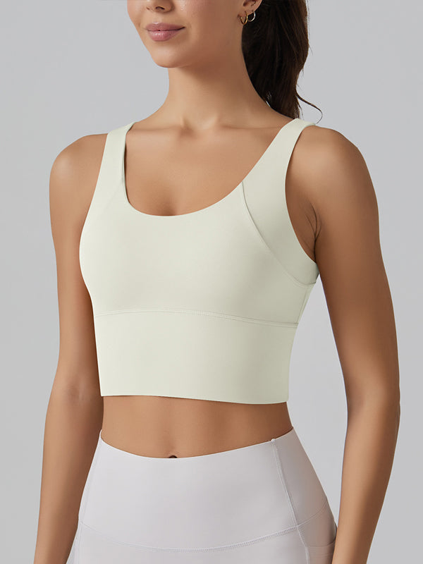 Flexvibe V Back Beauty Sports Bra Cloud Feel Breathable Sweat-Wicking