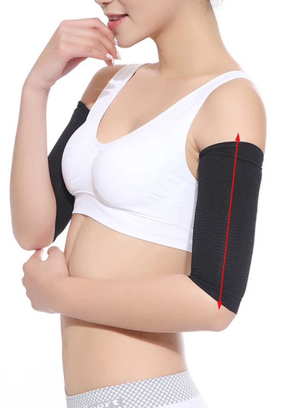 Flexvibe Arm Shaping Compression Sleeve - Elbow Support Breathable Yoga Workout Armwear