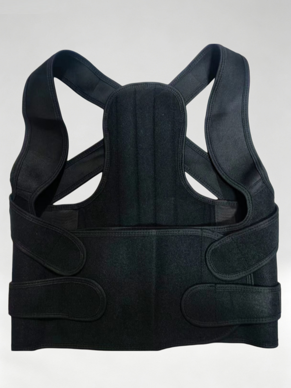 Flexvibe Adjustable Posture Corrector, Breathable Back Support for Spine & Shoulder Alignment