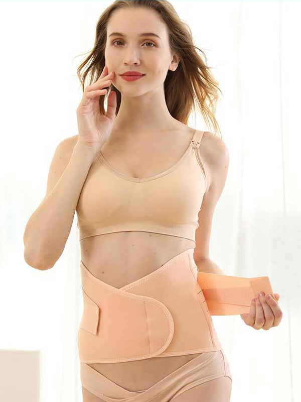 Flexvibe Enhanced 3-in-1 Postpartum Belly Binder - Tummy Control Supportive Recovery Wear