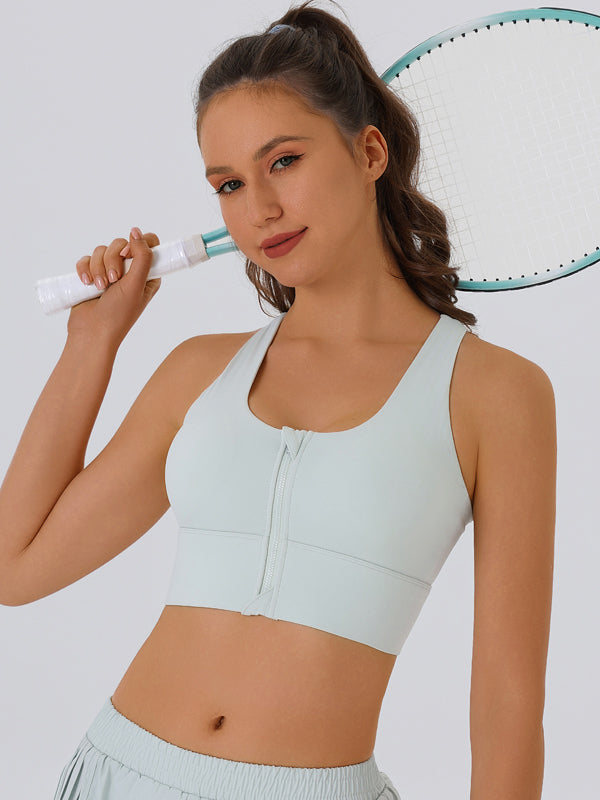 Flexvibe Shockproof Quick Dry Sports Bra Racerback Removable Pads