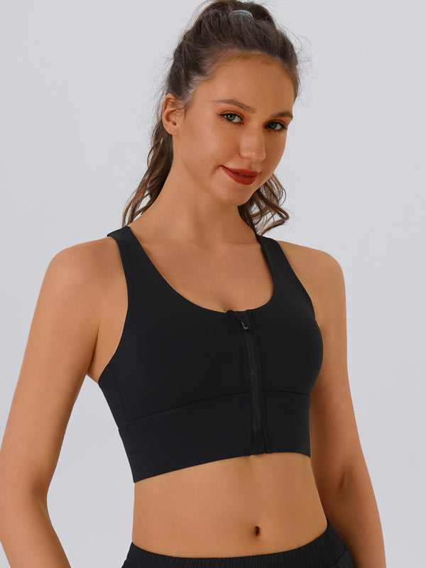 Flexvibe Shockproof Quick Dry Sports Bra Racerback Removable Pads