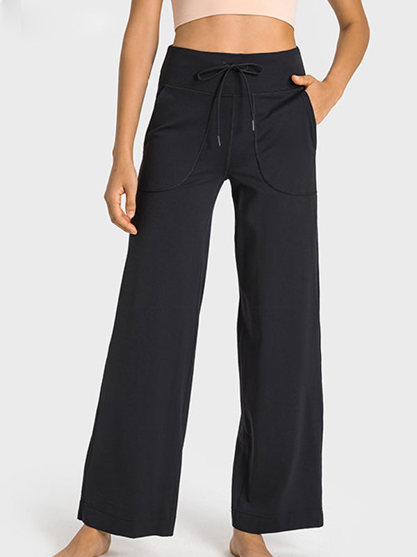 Flexvibe Non-Slip High-Waisted Yoga Pants - Straight-Leg Soft Breathable Workout & Lounge Pants