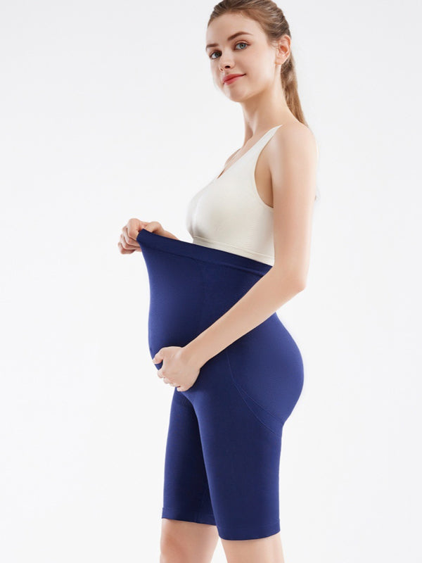 Flexvibe Maternity Capri Yoga Pants - High-Waisted Tummy Support Butt-Lifting Breathable Wear