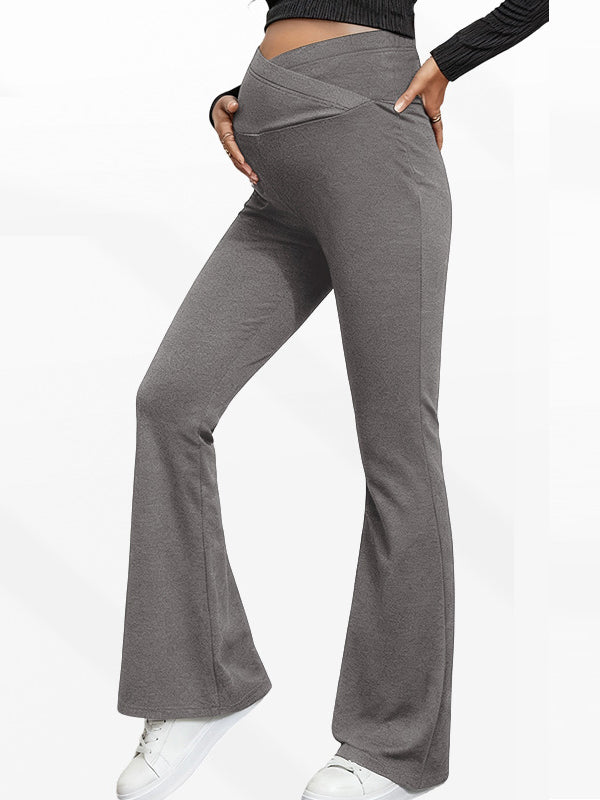 Flexvibe Maternity Winter Yoga Pants - High Elastic Tummy Support Warm Autumn Pregnancy Leggings