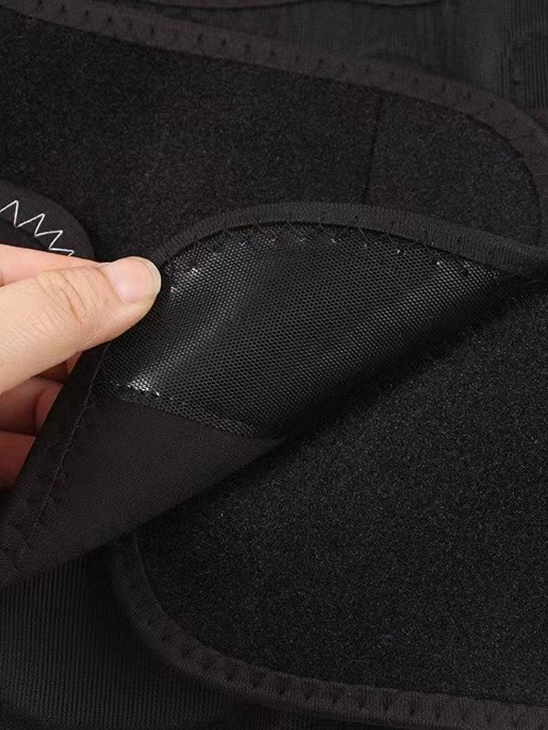 Flexvibe Adjustable Posture Support Back Brace in Black