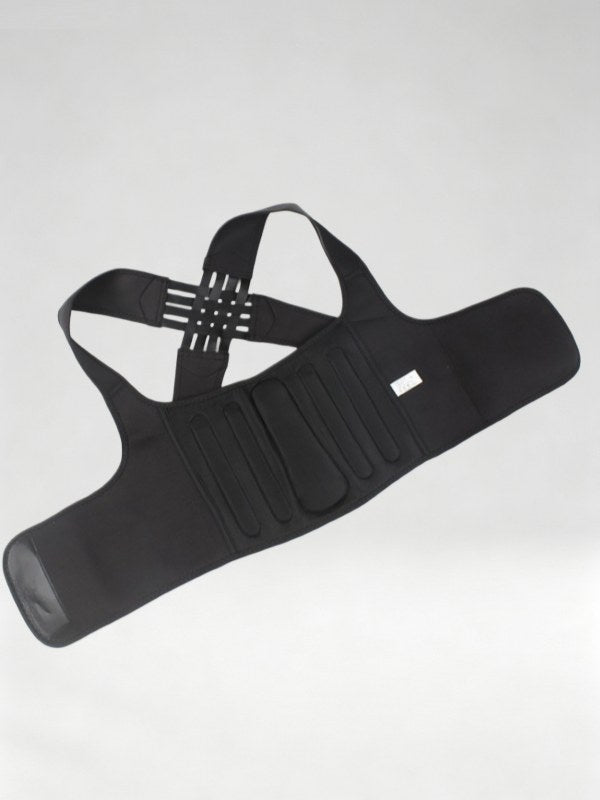 Flexvibe Adjustable Posture Support Back Brace in Black