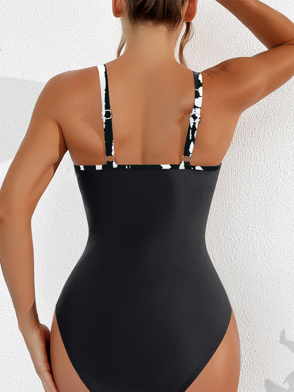 Flexvibe Sexy Backless Two-Piece Bikini - Removable Pads Beach Vacation Photo Suit