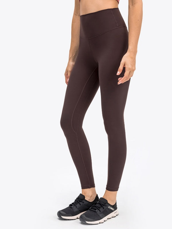 Flexvibe High Waisted Butt Lifting Yoga Leggings - Barely There Built-in Pocket Tummy Control