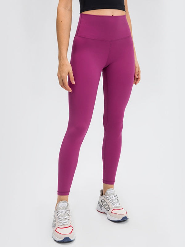Flexvibe High Waisted Butt Lifting Yoga Leggings - Barely There Built-in Pocket Tummy Control