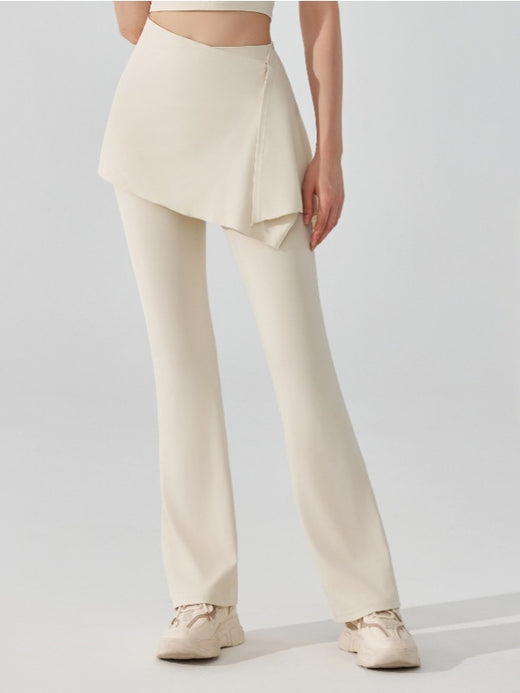Flexvibe Detachable Two-Piece High-Waisted Flare Pants | Elastic, S–XL, 4 Colors