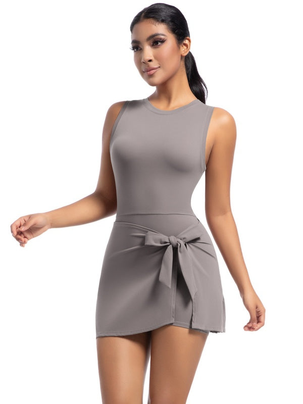 Flexvibe yoga shorts waistband detail showing high waisted and tummy control activewear design