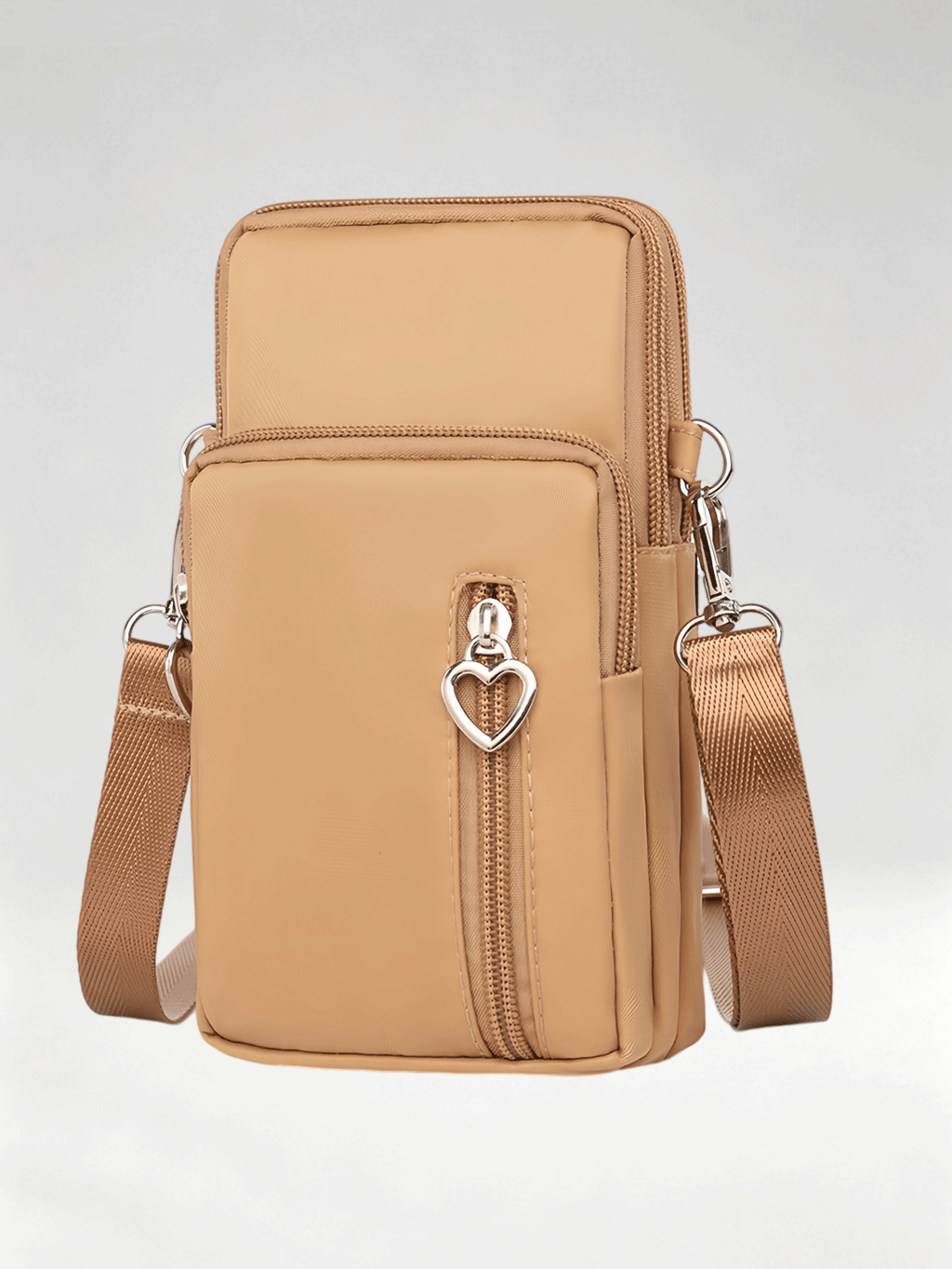 Flexvibe Women Mini Crossbody Phone Sling Bag, Vertical Neck Pouch Small Coin Purse