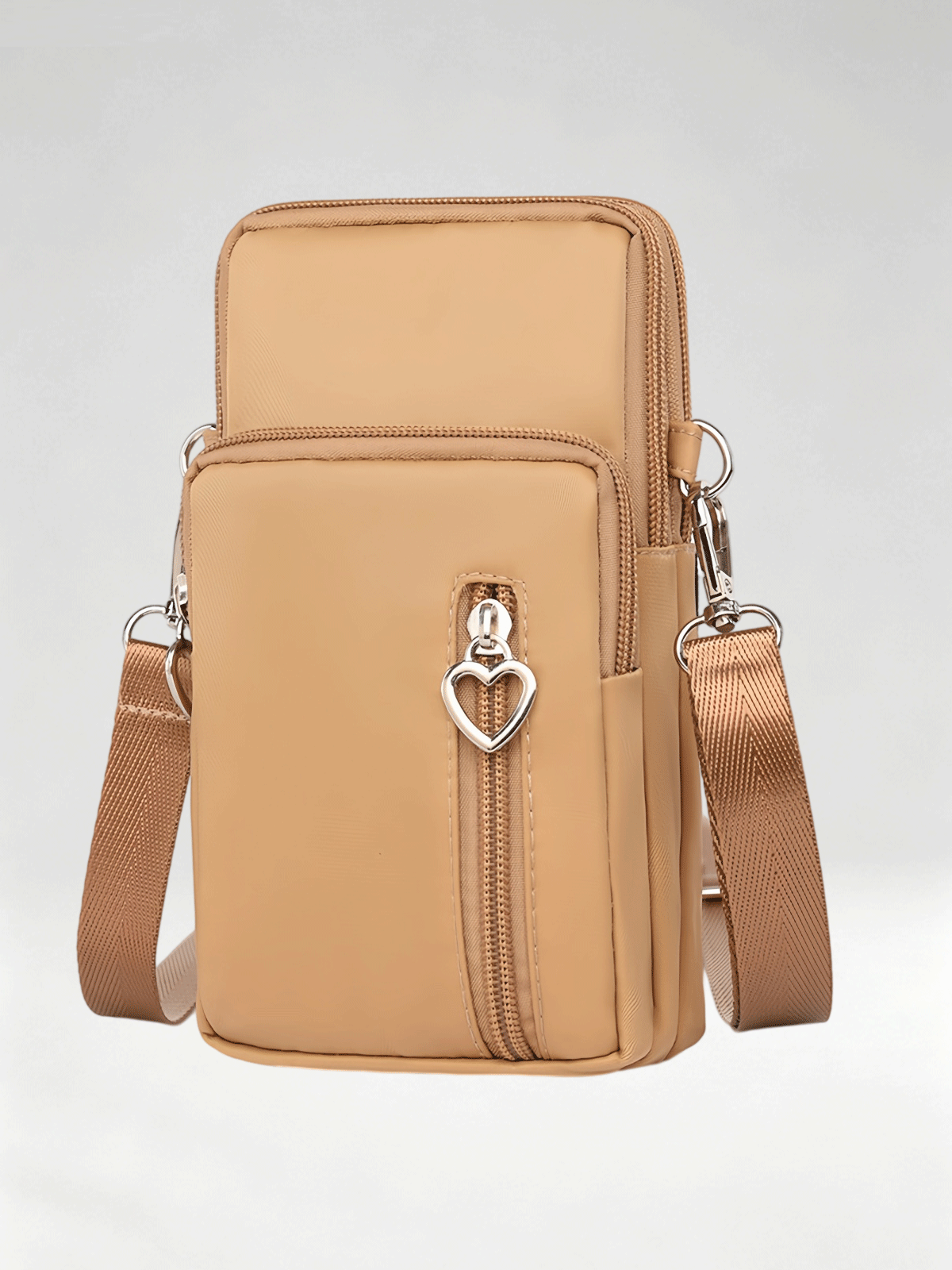 Flexvibe Women Mini Crossbody Phone Sling Bag, Vertical Neck Pouch Small Coin Purse