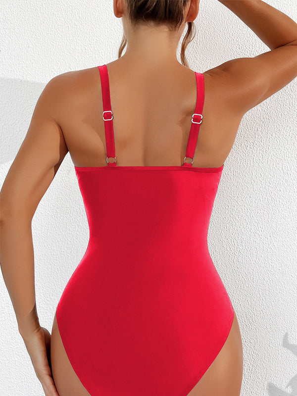 Flexvibe Sexy Backless Two-Piece Bikini - Removable Pads Beach Vacation Photo Suit