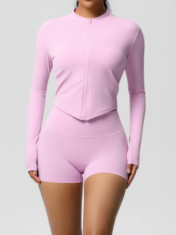 Flexvibe Fleece-Lined Slim-Fit Shorts for Yoga