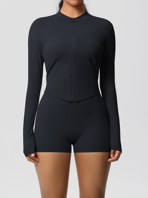 Flexvibe Fleece-Lined Slim-Fit Shorts for Yoga