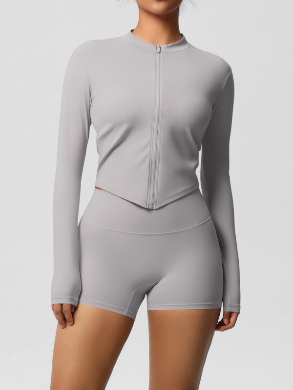 Flexvibe Fleece-Lined Slim-Fit Shorts for Yoga