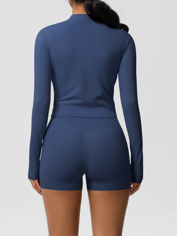 Flexvibe Fleece-Lined Slim-Fit Shorts for Yoga