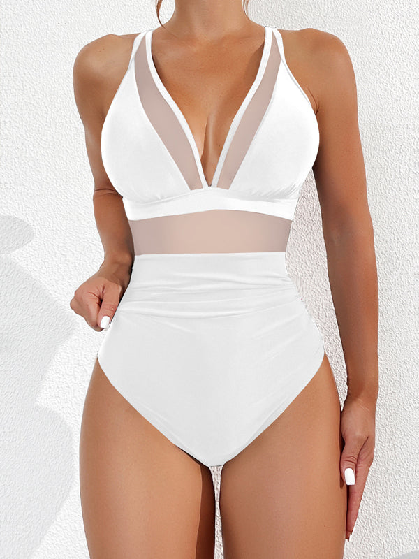 Flexvibe Sexy Backless Two-Piece Bikini - Removable Pads Beach Vacation Photo Suit