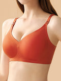 Flexvibe Seamless Nursing Bra - 7A Antibacterial Wire-Free Plus Size Maternity Postpartum Wear