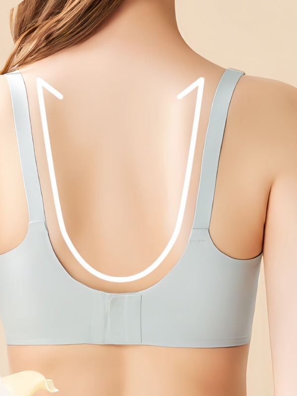 Flexvibe Seamless Nursing Bra - 7A Antibacterial Wire-Free Plus Size Maternity Postpartum Wear