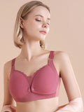 Flexvibe Thin Cotton Nursing Bra - Push-Up Anti-Sag Front-Open Maternity Postpartum Wear