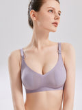Flexvibe Thin Nursing Bra - Anti-Sag Breathable Seamless Maternity Postpartum Sleep Wear