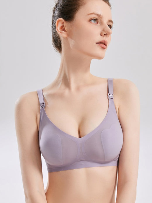 Flexvibe Seamless Nursing Bra | Anti-Sag, Wireless, Invisible Under Clothing, 5 Colors, M–2XL