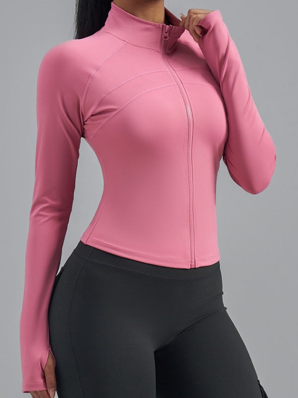 Flexvibe Zipper Sports Jacket - Breathable Slim-Fit Versatile Outdoor Athletic Outerwear