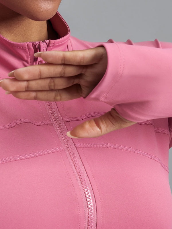 Flexvibe Zipper Sports Jacket - Breathable Slim-Fit Versatile Outdoor Athletic Outerwear