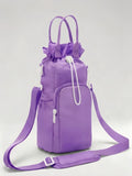 Flexvibe Insulated Water Bottle Crossbody Bag | Lightweight Phone Pocket Sling Bag for Women - Purple