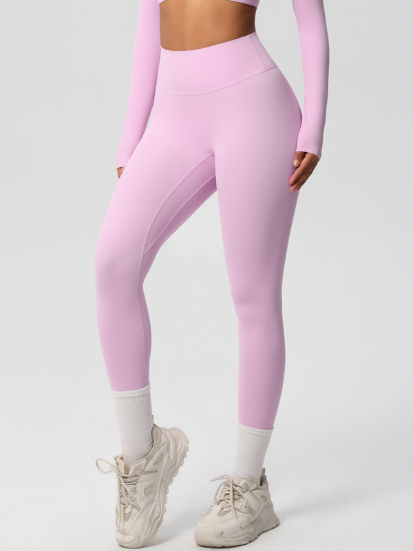 Women’s High Waisted Brushed Yoga Leggings – Buttery Soft Worko