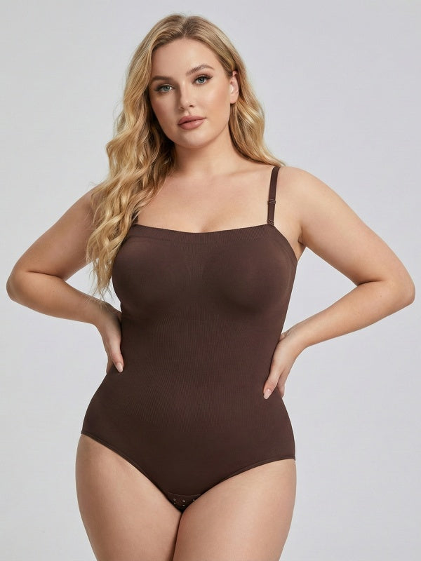 Flexvibe Seamless Hook and Eye Shapewear S-3XL - Bodysuit Tummy Control Confident Fit