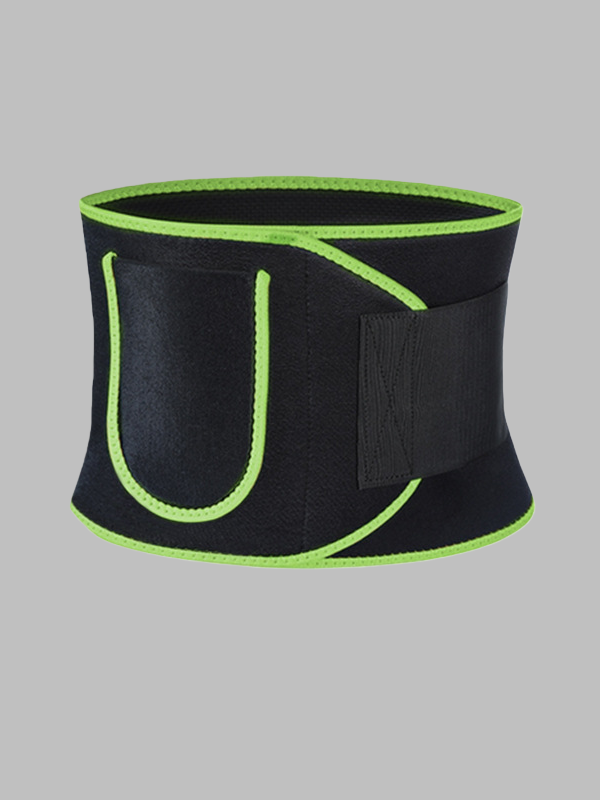 Flexvibe Tummy Control Sweat-Enhancing Waist Trimmer - Adjustable Pocket Gym Yoga Shaper