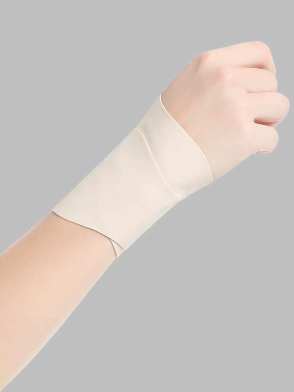 Flexvibe Thin Compression Wrist Sleeves, Joint Stabilization Wrist Braces for Tendonitis & Sprain Prevention, Women Sports Wrist Supports for Badminton Tennis