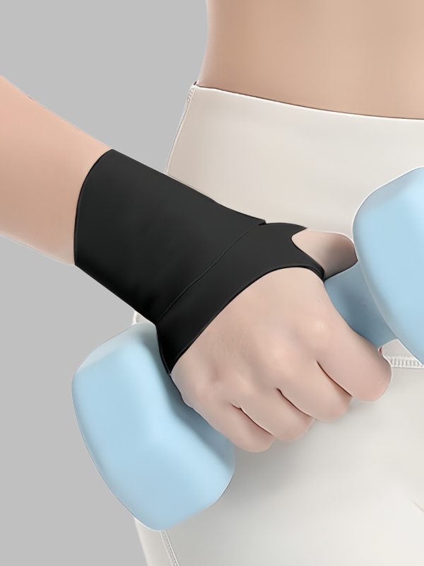 Flexvibe Thin Compression Wrist Sleeves, Joint Stabilization Wrist Braces for Tendonitis & Sprain Prevention, Women Sports Wrist Supports for Badminton Tennis