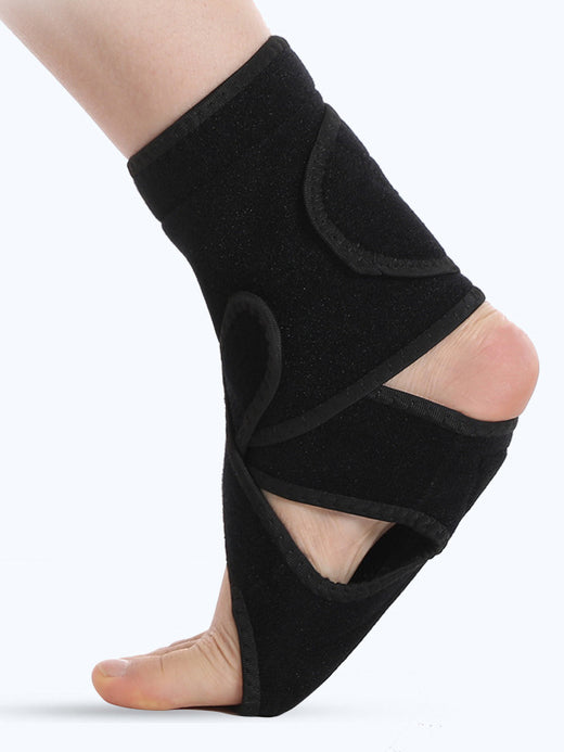 Flexvibe Everyday Ankle Support Brace | Figure-8 Strap, Rigid Plate, Latex Cushion, L/R Mold