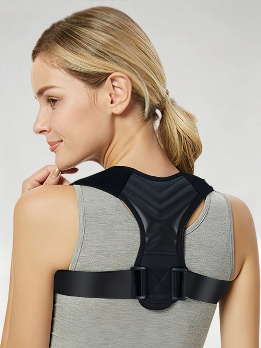 Flexvibe Adjustable Back Posture Corrector Sports Hunchback Support Brace for Men Women