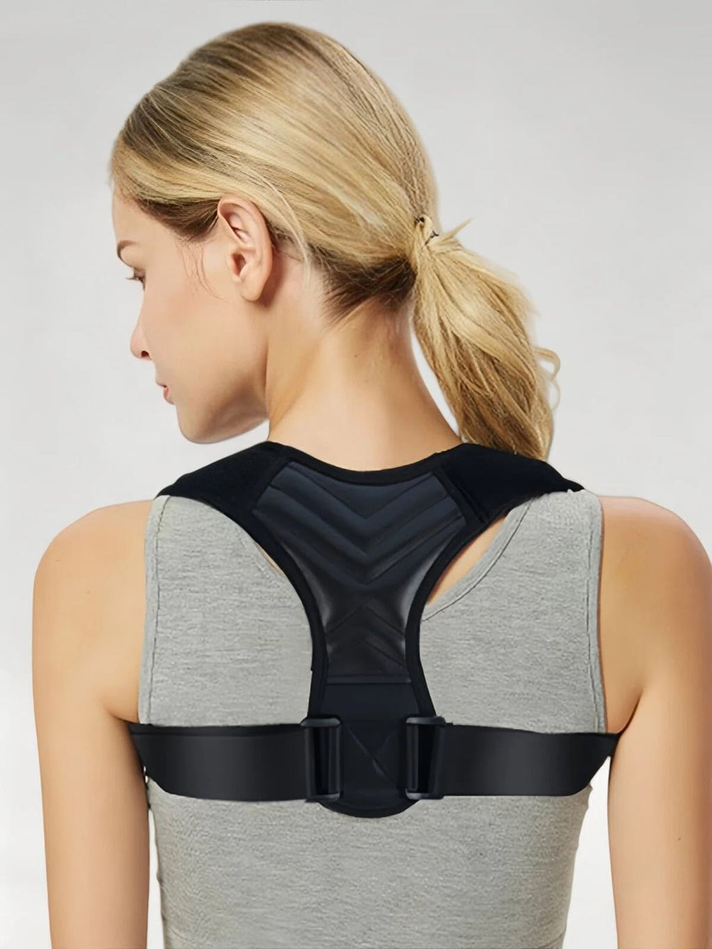 Flexvibe Adjustable Back Posture Corrector Sports Hunchback Support Brace for Men Women