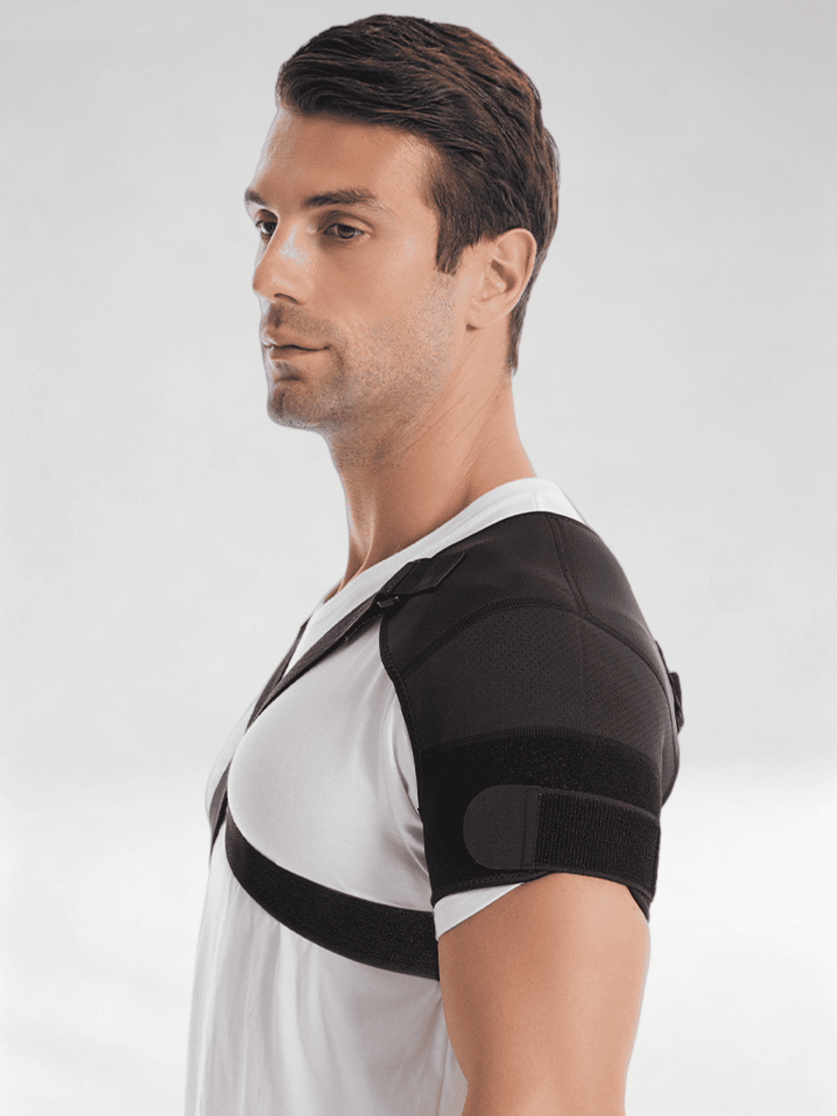 Flexvibe Adjustable Compression Shoulder Support Vest‑Style Fixing Brace for Left & Right Shoulder