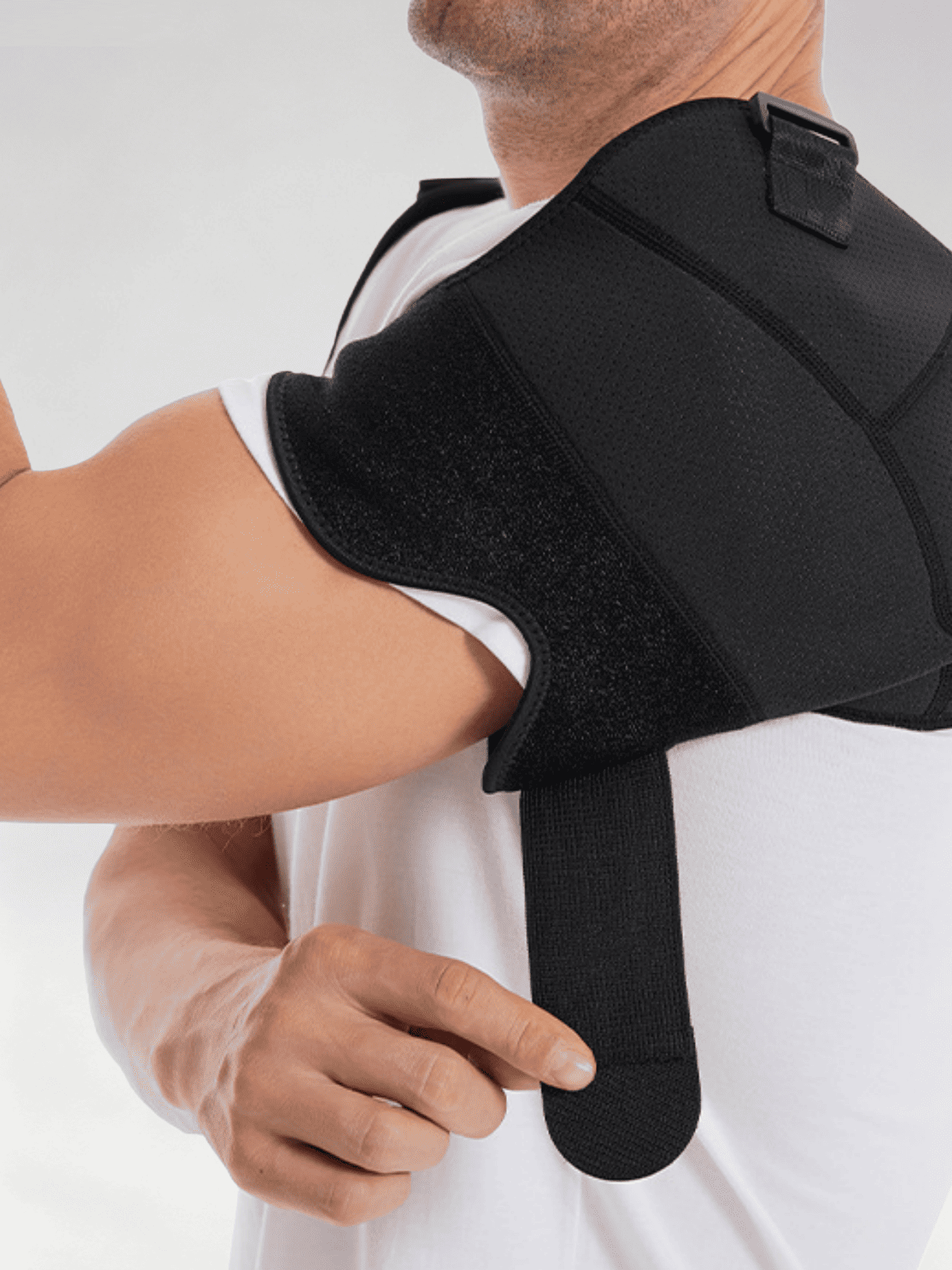 Flexvibe Adjustable Compression Shoulder Support Vest‑Style Fixing Brace for Left & Right Shoulder