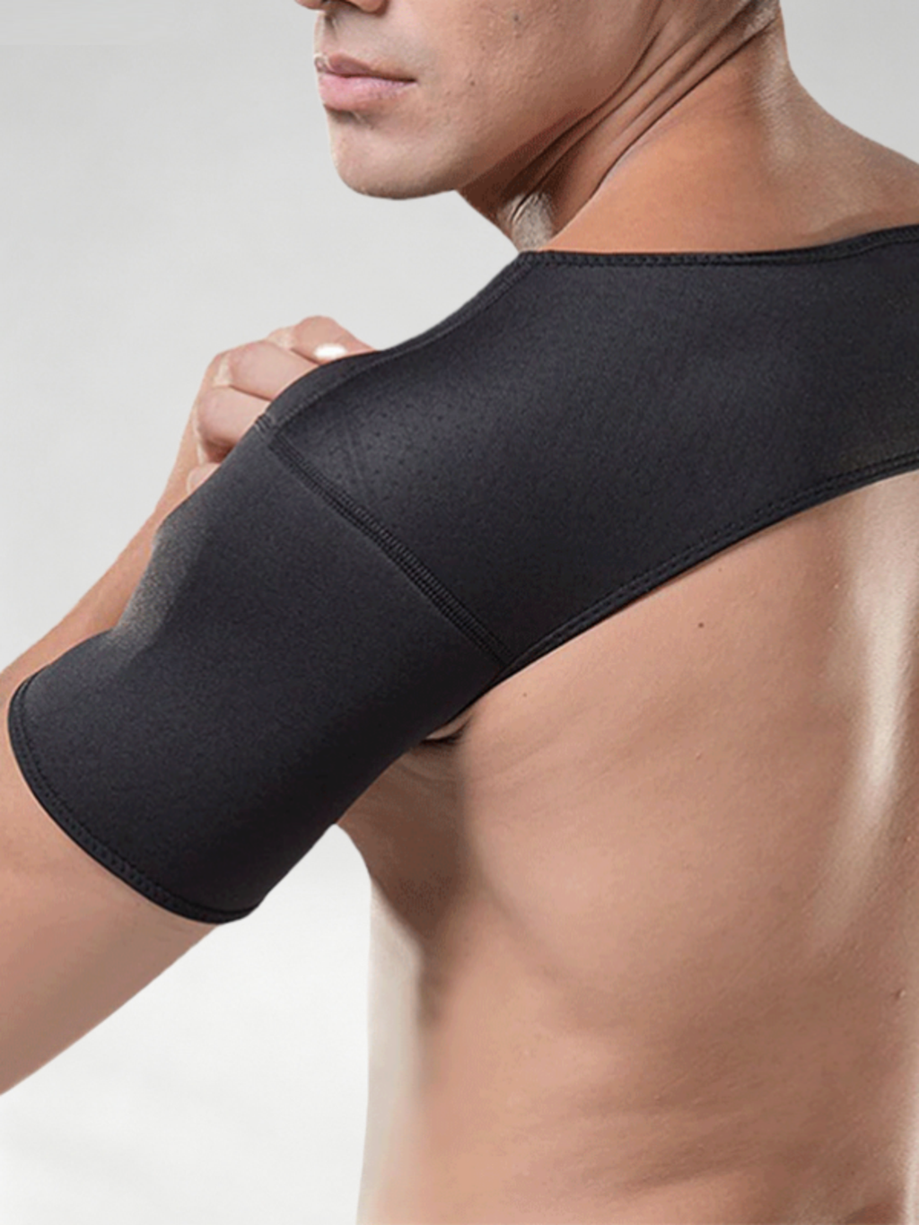 Flexvibe Double Shoulder Support Brace for Men Fitness Dislocation Prevention Outdoor Running Shoulder Pads
