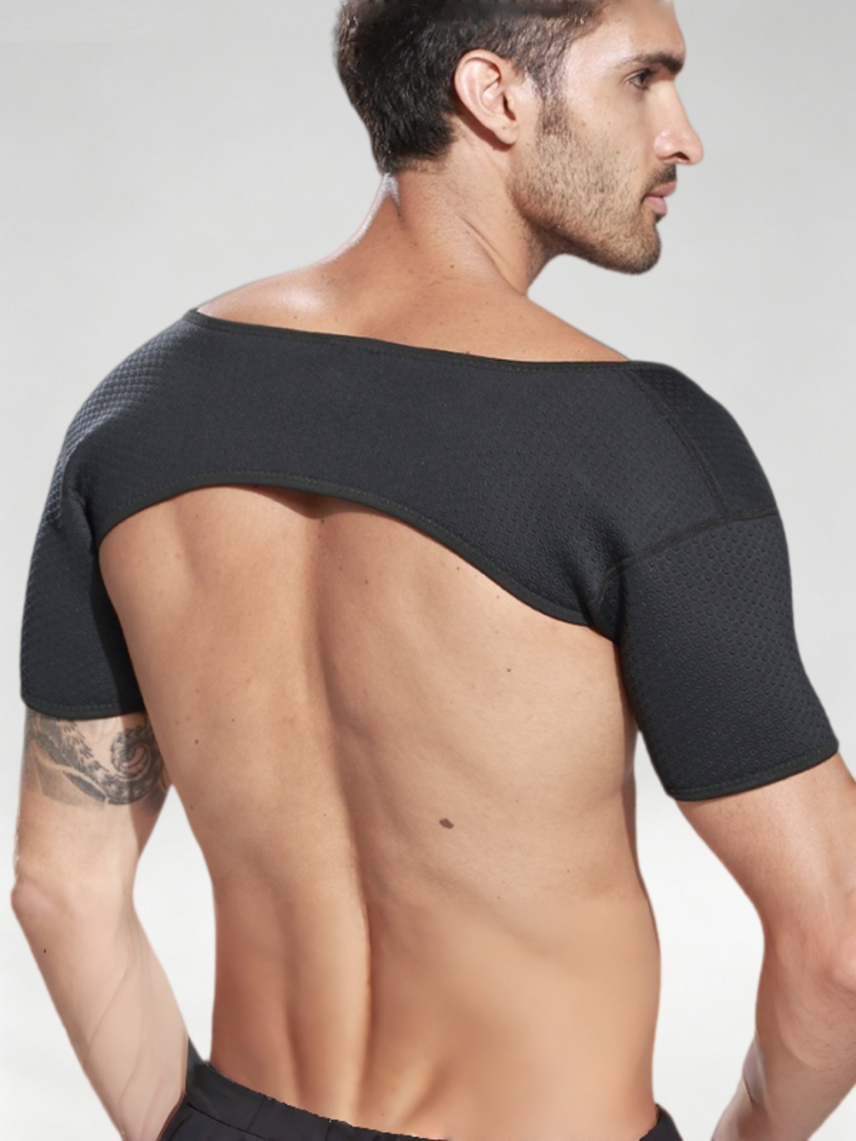 Flexvibe Double Shoulder Support Brace for Men Fitness Dislocation Prevention Outdoor Running Shoulder Pads
