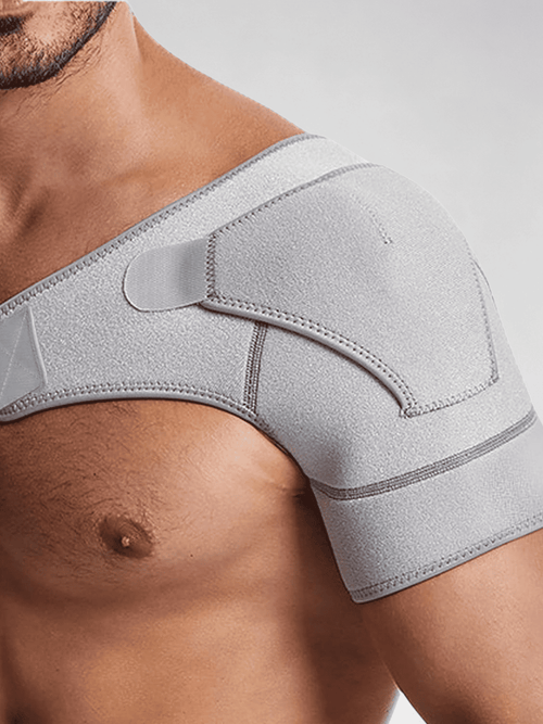 Flexvibe Adjustable Shoulder Support Brace for Men Women Fitness Basketball Weightlifting Injury Protection