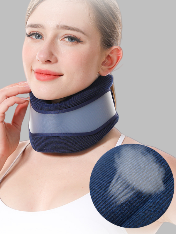 Flexvibe Knitted Neck Support Collar, Cervical Stabilizer Pad, Forward Head Posture Corrector for Text Neck Users, Soft Neck Brace Relieve Cervical Discomfort